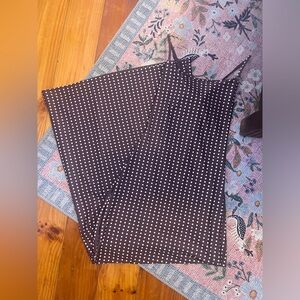 Brown Polka Dot Maxi Dress
